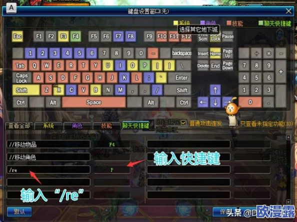 dnf游戏中tab键的具体功能及位置介绍