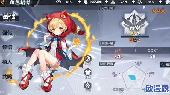 一零计划角色攻略：塞西莉90级突破材料一览及详细突破方法指南