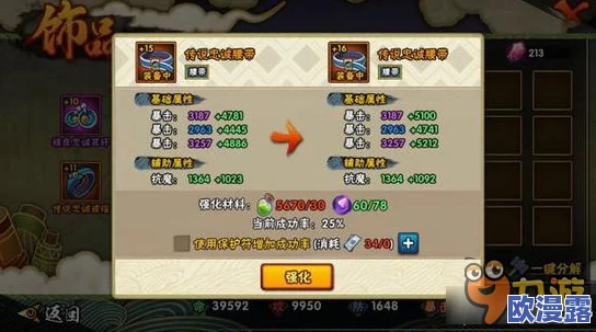 火影忍者手游饰品升星与强化材料高效获取全攻略