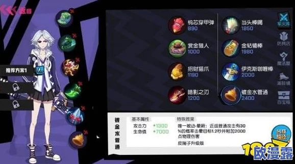非人学园白骨精高效出装攻略：首选猎人迷彩，顺序详解与实战应用