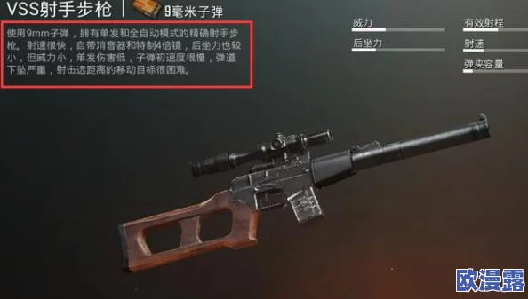 绝地求生手游中VSS狙击步枪实用性解析:VSS武器性能与战场应用分析 绝地求生手游中VSS狙击步枪实用性解析:VSS武器性能与战场应用分析
